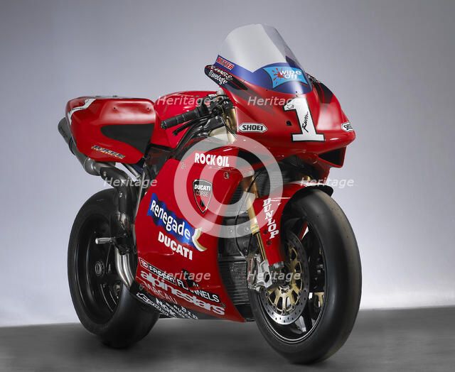 2002 & 2003 Ducati racing bike Artist: Unknown.