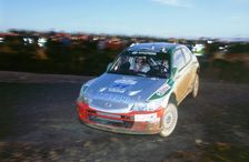 2002 Hyundai Accent WRC on 2002 Network Q rally, Kankkunen