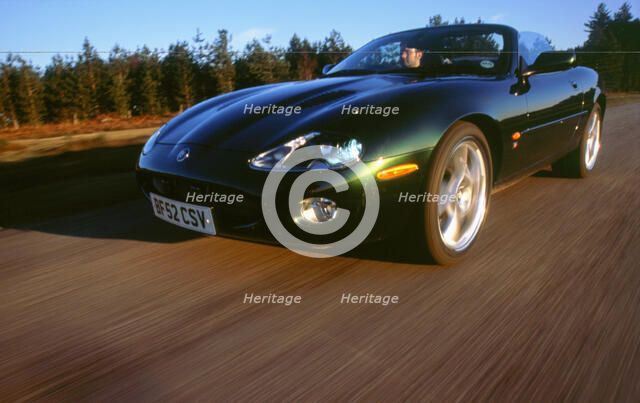 2002 Jaguar XKR convertible. Artist: Unknown.