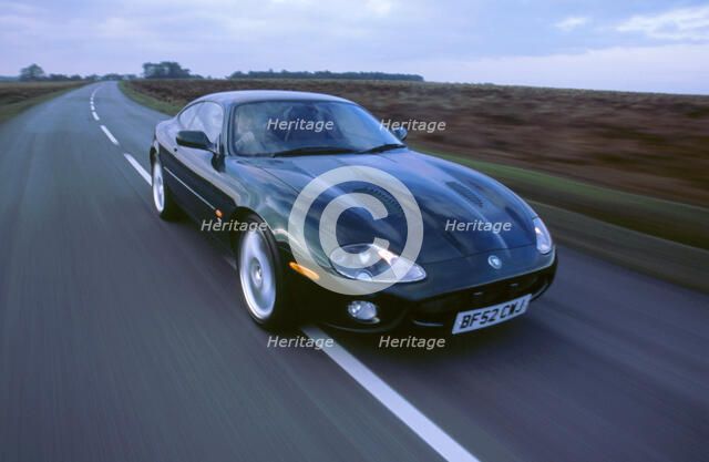 2002 Jaguar XKR coupe. Artist: Unknown.