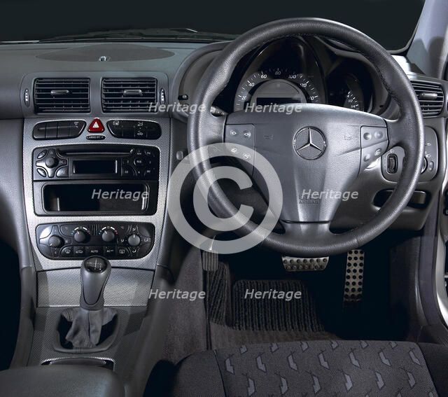 2003 Mercedes Benz C200k Coupe. Artist: Unknown.
