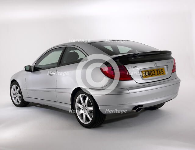 2003 Mercedes Benz C200k Coupe. Artist: Unknown.