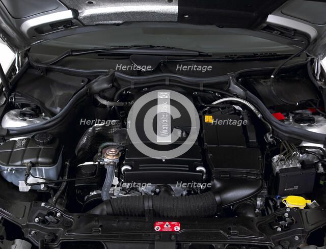 2003 Mercedes Benz C200k Coupe. Artist: Unknown.