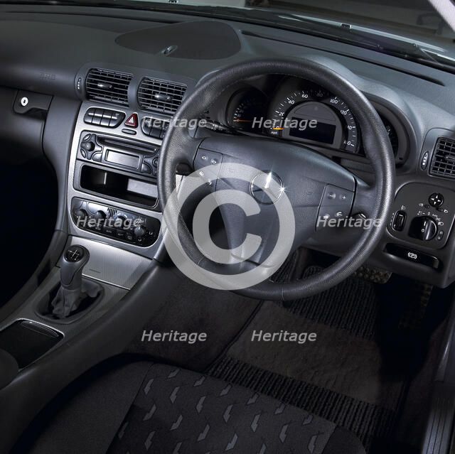 2003 Mercedes Benz C200k Coupe. Artist: Unknown.