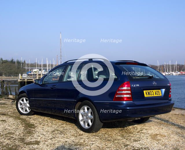 2003 Mercedes Benz C270 Estate. Artist: Unknown.