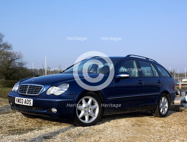 2003 Mercedes Benz C270 Estate. Artist: Unknown.