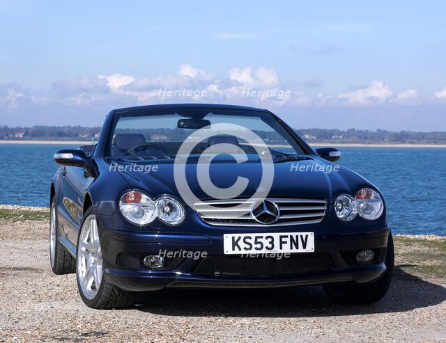 2003 Mercedes Benz SL55 AMG. Artist: Unknown.