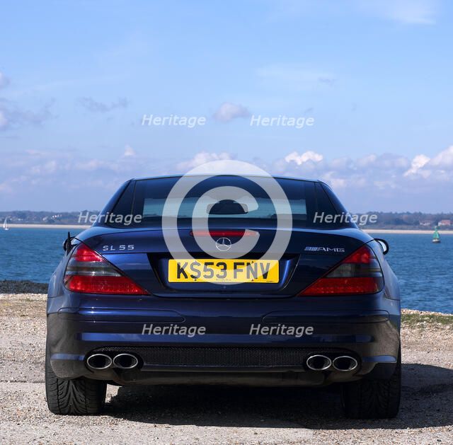 2003 Mercedes Benz SL55 AMG. Artist: Unknown.