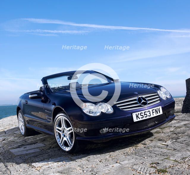 2003 Mercedes Benz SL55 AMG. Artist: Unknown.