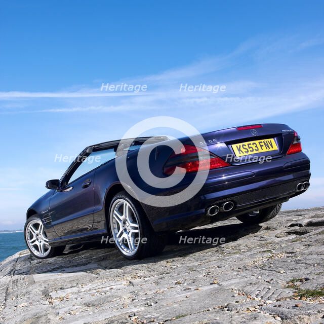 2003 Mercedes Benz SL55 AMG. Artist: Unknown.