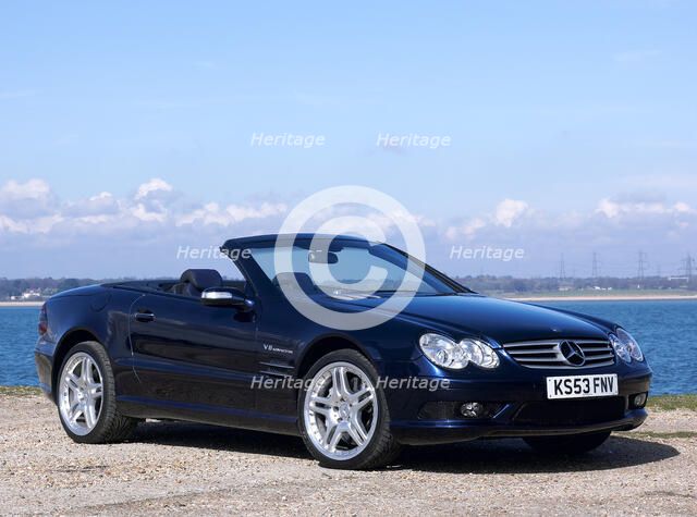 2003 Mercedes Benz SL55 AMG. Artist: Unknown.