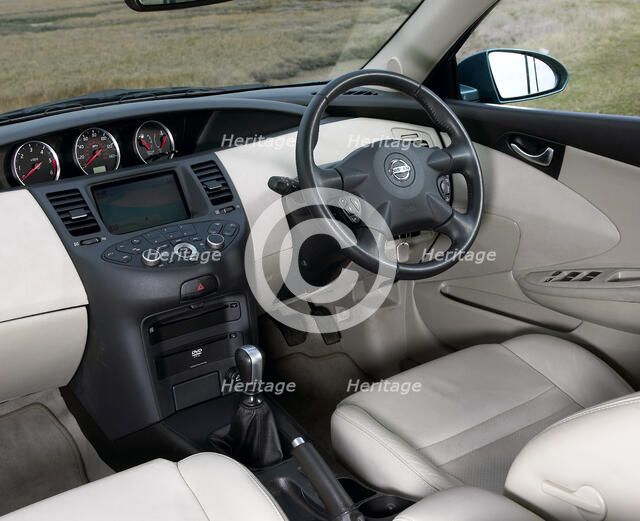 2003 Nissan Primera 2.2TD Estate Interior. Artist: Unknown.