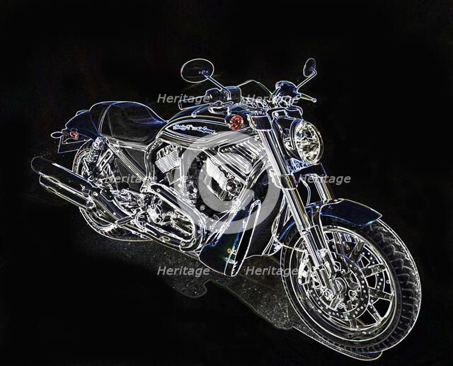 2005 Harley Davidson VRSCR Street Rod Artist: Unknown.