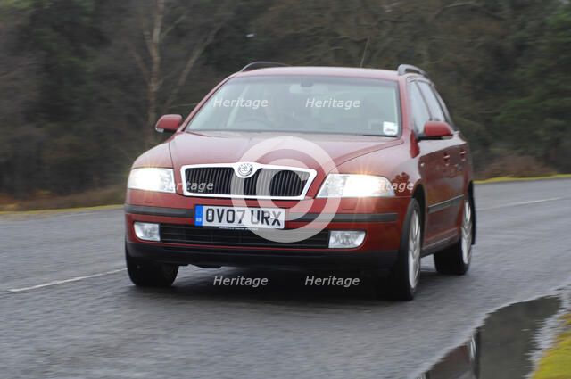 2007 Skoda Octavia estate. Artist: Unknown.