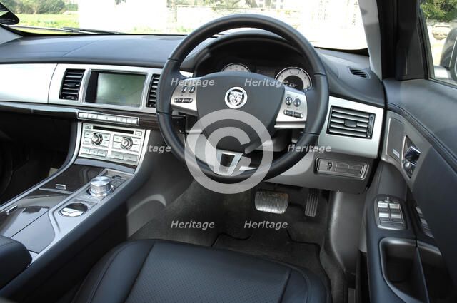 2008 Jaguar XF SV8 interior Artist: Unknown.