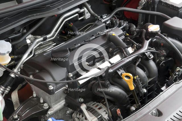 2009 Hyundai i20 engine Artist: Unknown.