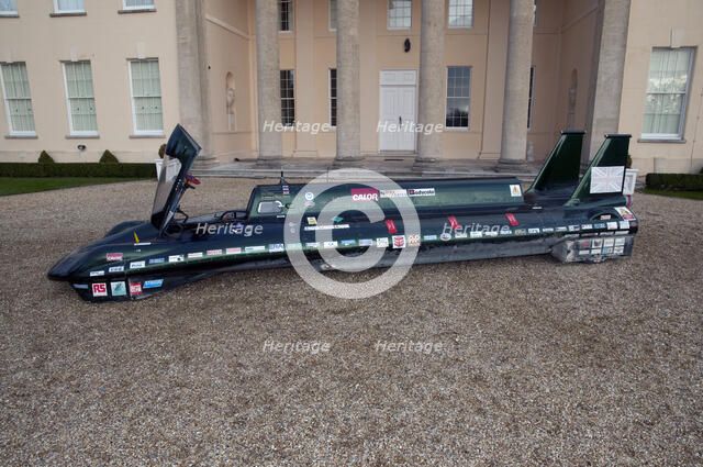 2009 Inspiration Steam World Land Speed Record breaker at Newtown Park Artist: Unknown.