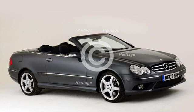 2009 Mercedes Benz CLK Cabriolet  Artist: Unknown.