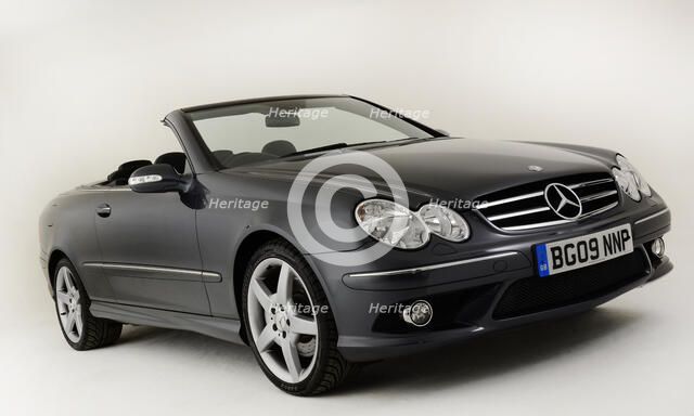2009 Mercedes Benz CLK Cabriolet  Artist: Unknown.