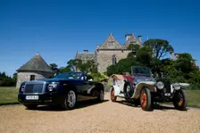 2009 Rolls Royce Phantom Drophead Coupe with 1909 Rolls Royce Silver Ghost