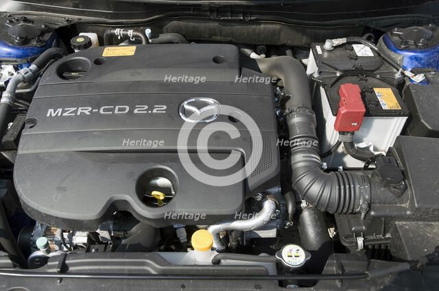 2010 Mazda 6 SL Estate engine Artist: Unknown.