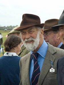 2011 Goodwood Revival Meeting, Prince Michael of Kent enjoys the attractions