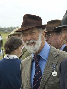 2011 Goodwood Revival Meeting, Prince Michael of Kent enjoys the attractions