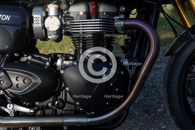 2019 Triumph Thruxton TFC 1200cc. Creator: Unknown.