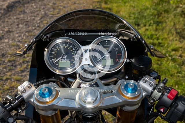 2019 Triumph Thruxton TFC 1200cc. Creator: Unknown.