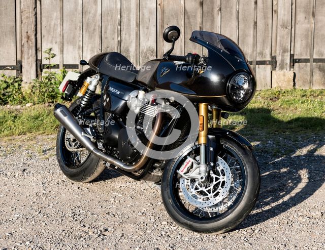 2019 Triumph Thruxton TFC 1200cc. Creator: Unknown.