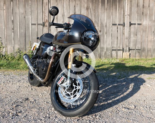 2019 Triumph Thruxton TFC 1200cc. Creator: Unknown.