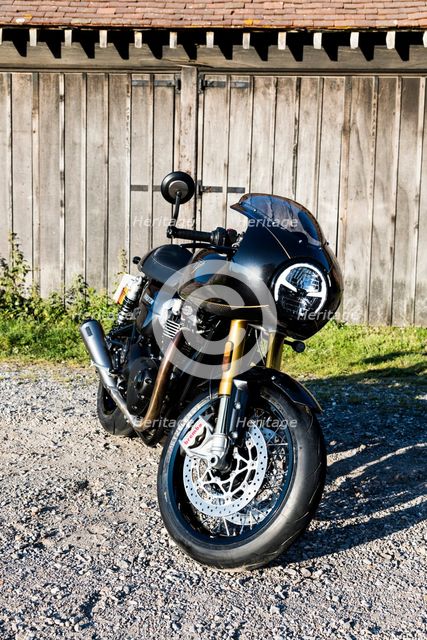 2019 Triumph Thruxton TFC 1200cc. Creator: Unknown.