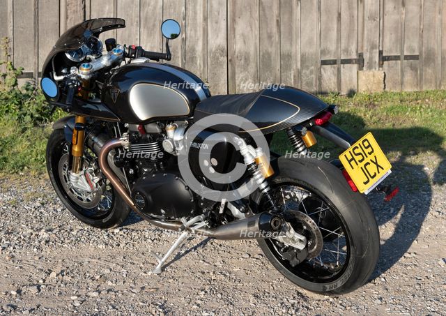 2019 Triumph Thruxton TFC 1200cc. Creator: Unknown.