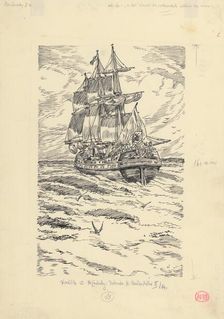 21.- And the ship rushed from the father's bay to the sea, 1953. Creator: Andrej Kovacik