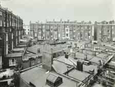 213-229 Gloucester Terrace, Westminster LB, London: rear elevations, 1961. Creator: Unknown