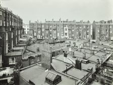 213-229 Gloucester Terrace, Westminster LB, London: rear elevations, 1961. Creator: Unknown
