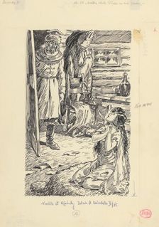 22.- She stared at him in horror for a short moment, 1953. Creator: Andrej Kovacik