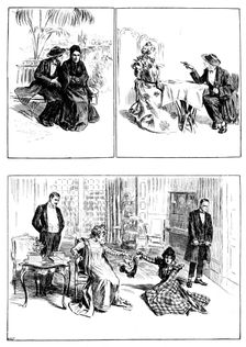 "22a, Curzon Street," the new play at the Garrick Theatre, 1898. Creator: Carl Hentschel