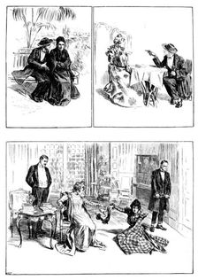 "22a, Curzon Street," the new play at the Garrick Theatre, 1898. Creator: Carl Hentschel