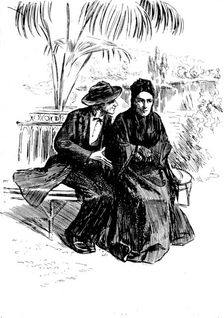 "22a, Curzon Street," the new play at the Garrick Theatre, 1898. Creator: Carl Hentschel