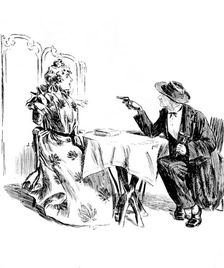 "22a, Curzon Street," the new play at the Garrick Theatre, 1898. Creator: Carl Hentschel