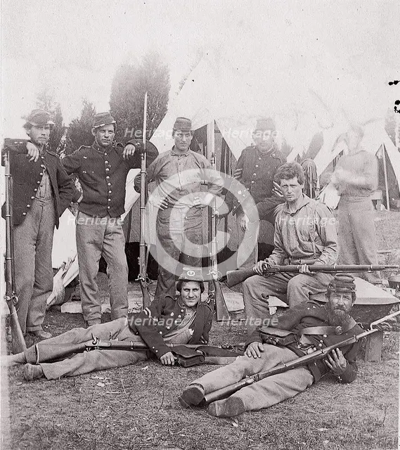 23rd New York Infantry, ca. 1861. Creator: Unknown.