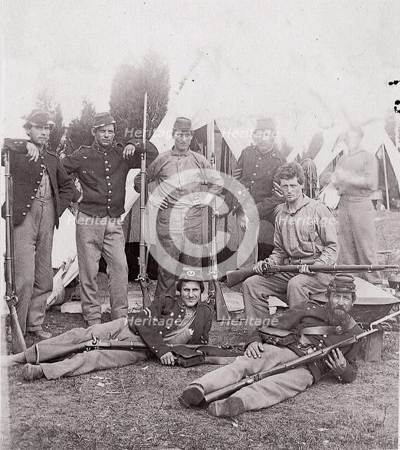 23rd New York Infantry, ca. 1861. Creator: Unknown.