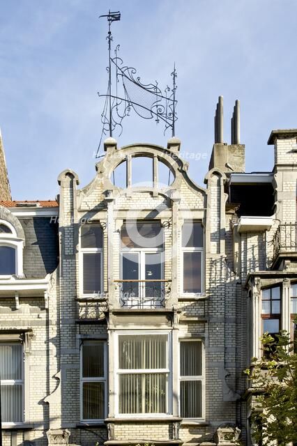 24 Avenue Eugene Demolder, Brussels, Belgium, (1908), c2014-2017. Artist: Alan John Ainsworth.