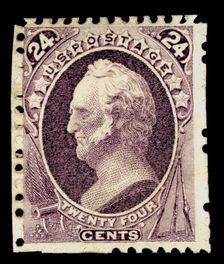 24c General Winfield Scott special printing single, 1875. Creator: Continental Bank Note Company