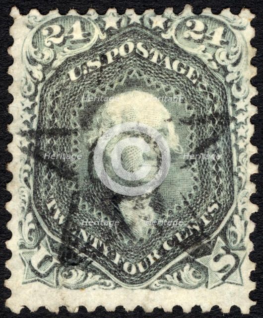 24c Washington single, 1861. Creator: Unknown.