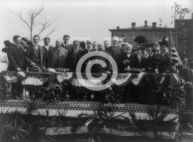 25th anniversary celebration of Tuskegee Institute, Alabama, April 1906. Creator: Frances Benjamin Johnston.