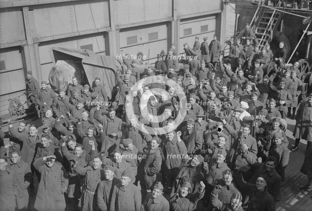 27th Arriving, 1919. Creator: Bain News Service.