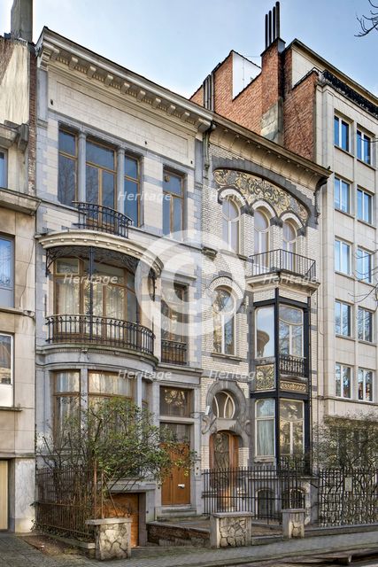 29 & 31 Avenue Winston Churchill, Brussels, Belgium, c2014-c2017. Artist: Alan John Ainsworth.