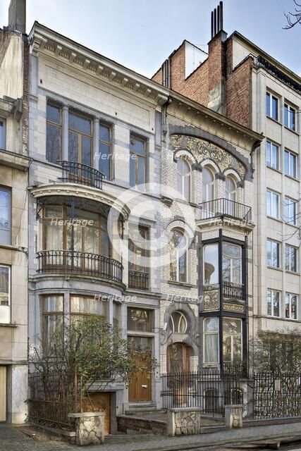 29 & 31 Avenue Winston Churchill, Brussels, Belgium, c2014-c2017. Artist: Alan John Ainsworth.